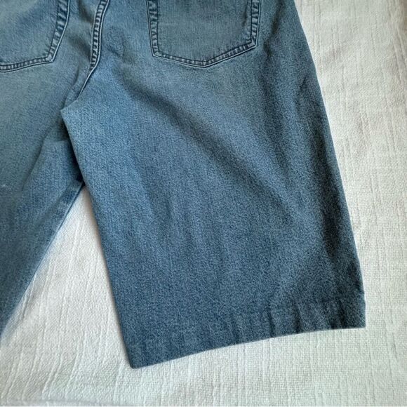 Calvin Klein Y2K Denim Shorts Blue High Waist Jorts SZ 10 - Picture 6 of 13